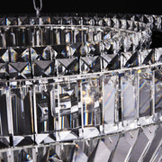 Circolare 8-Light Chandelier in Polished Chrome