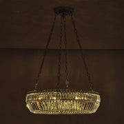 Circolare 8-Light Chandelier in Polished Chrome