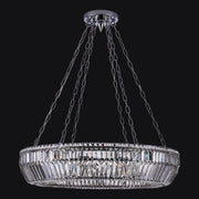 Circolare 12-Light Chandelier in Polished Chrome