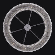 Circolare 12-Light Chandelier in Polished Chrome