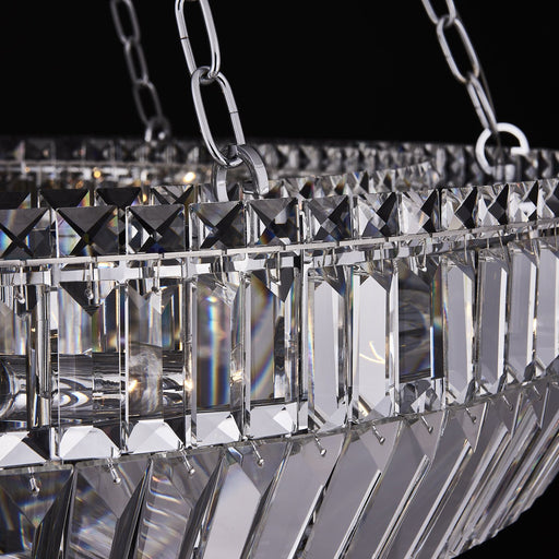 Circolare 12-Light Chandelier in Polished Chrome