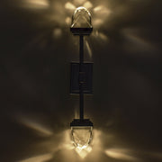 Taglio LED Wall Sconce in Polished Silver