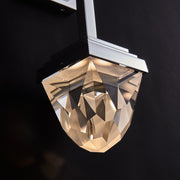 Taglio LED Wall Sconce in Polished Silver
