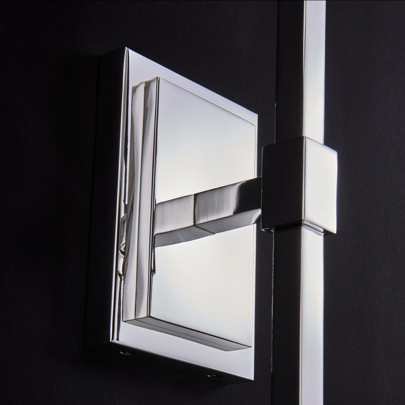 Taglio LED Wall Sconce in Polished Silver