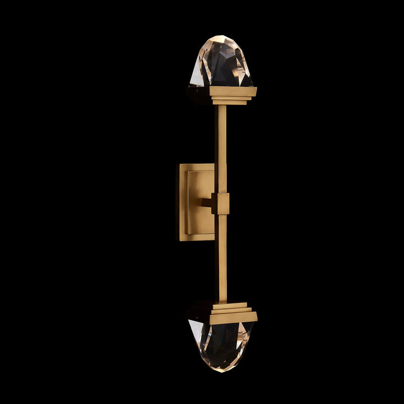 Taglio LED Wall Sconce in True Brass