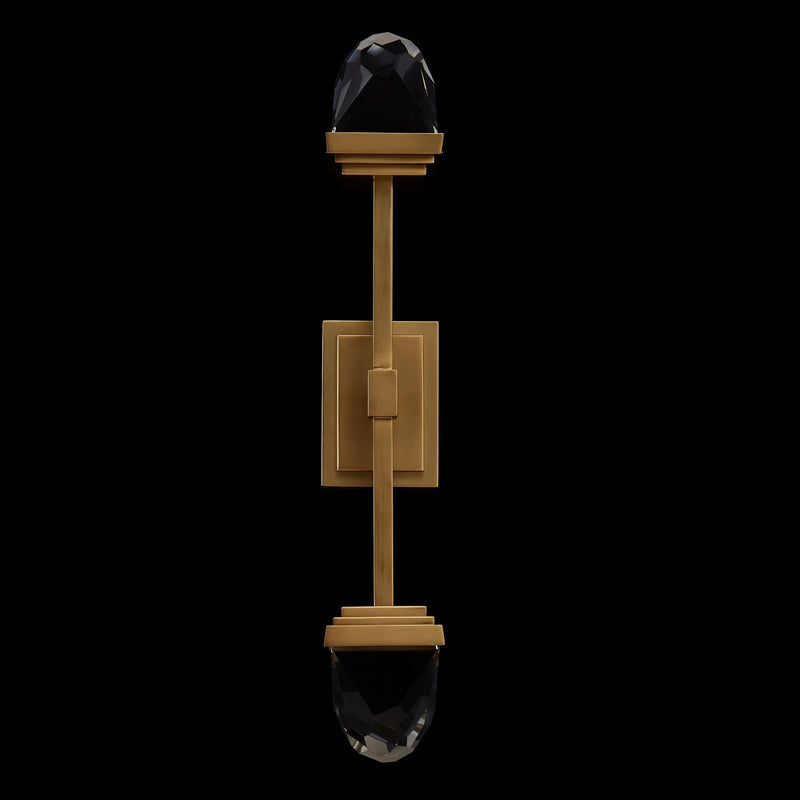 Taglio LED Wall Sconce in True Brass