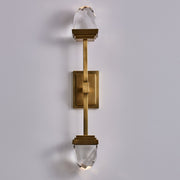 Taglio LED Wall Sconce in True Brass