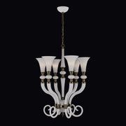 Bianca 6-Light Chandelier in Winter Brass