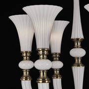 Bianca 6-Light Chandelier in Winter Brass