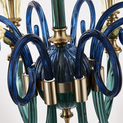 Tinta 8-Light Chandelier in Winter Brass