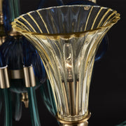 Tinta 8-Light Chandelier in Winter Brass