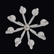 Bianca 8-Light Chandelier in Winter Brass