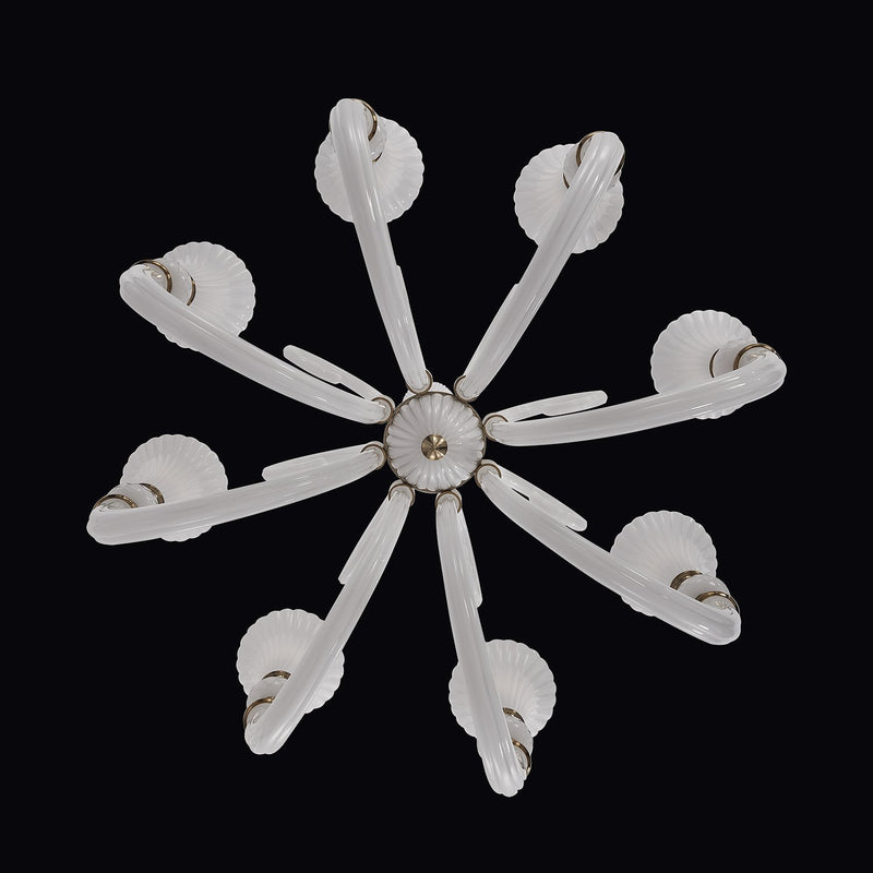 Bianca 8-Light Chandelier in Winter Brass