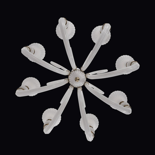 Bianca 8-Light Chandelier in Winter Brass