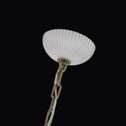 Bianca 8-Light Chandelier in Winter Brass