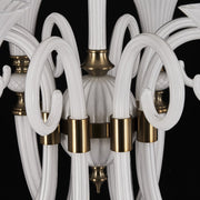 Bianca 8-Light Chandelier in Winter Brass