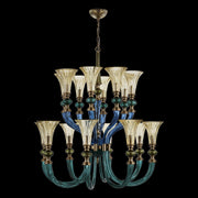 Tinta 16-Light Chandelier in Winter Brass