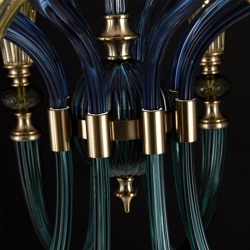 Tinta 16-Light Chandelier in Winter Brass