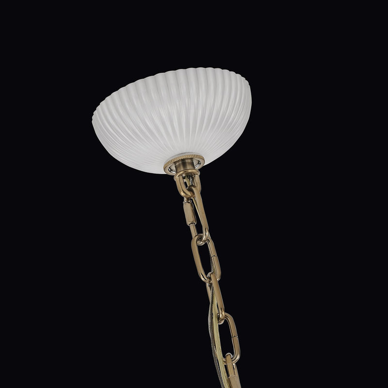 Bianca 16-Light Chandelier in Winter Brass