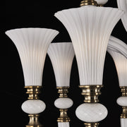 Bianca 16-Light Chandelier in Winter Brass
