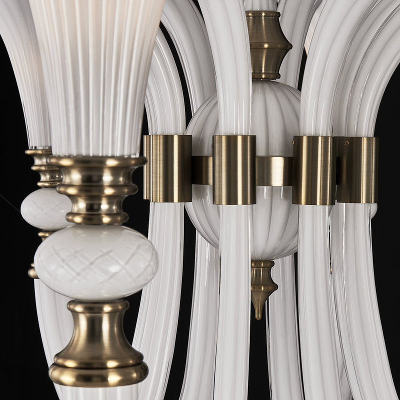 Bianca 16-Light Chandelier in Winter Brass