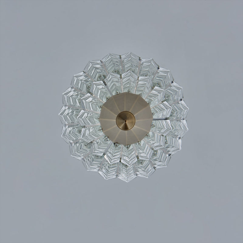 Allungato LED Mini Pendant in True Brass
