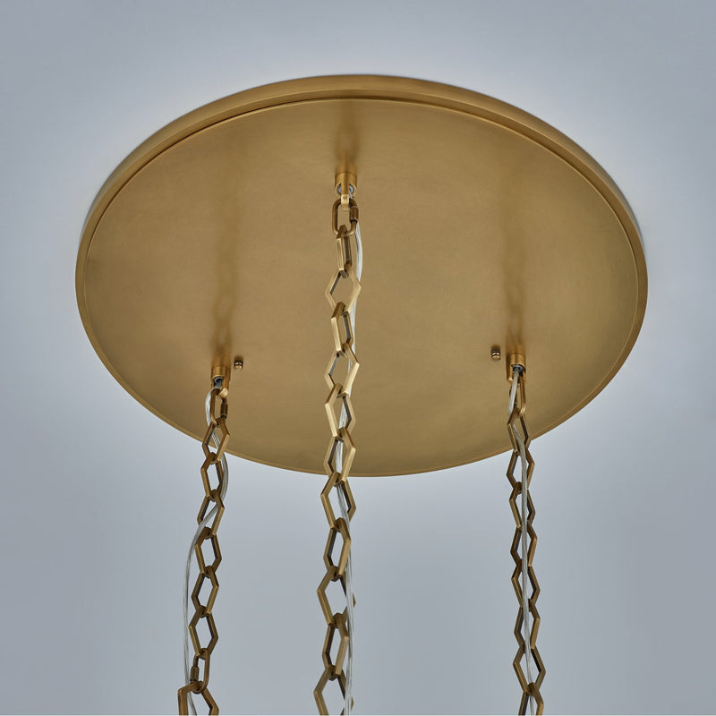 Allungato 24" LED Pendant in True Brass