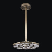 Tempo 20" LED Pendant in Winter Brass