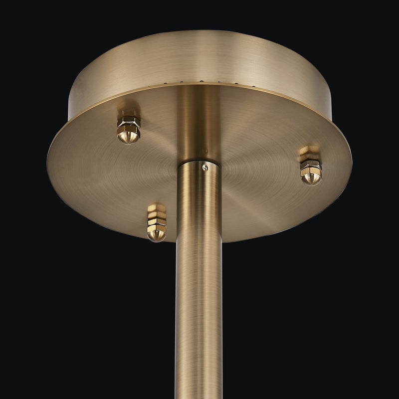 Tempo 28" LED Pendant in Winter Brass
