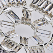 Tempo 38" LED Pendant in Polished Silver