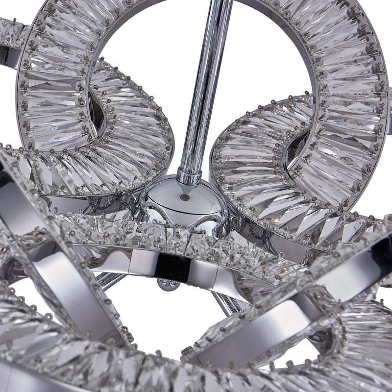 Rotondo LED Pendant in Polished Chrome