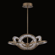 Rotondo LED Pendant in Winter Brass
