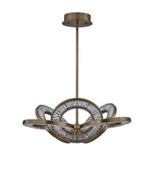 Rotondo LED Pendant in Winter Brass