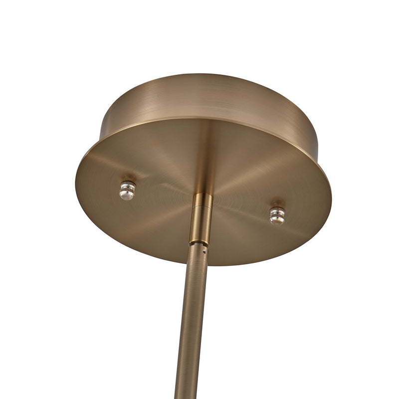 Rotondo LED Pendant in Winter Brass