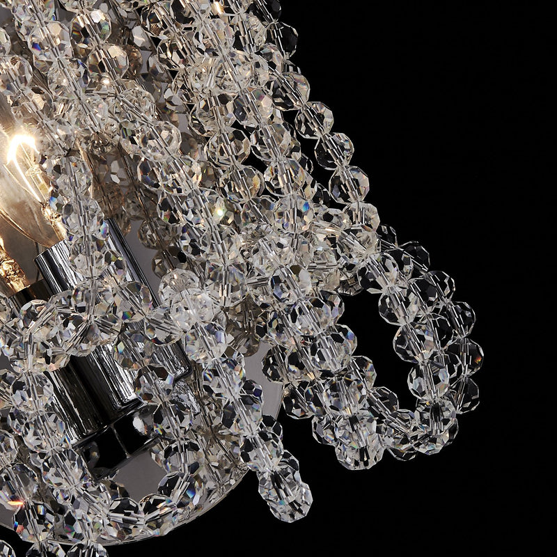 Loop 2-Light Wall Sconce in Polished Chrome