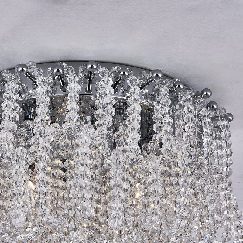 Loop 3-Light Flush Mount in Polished Chrome