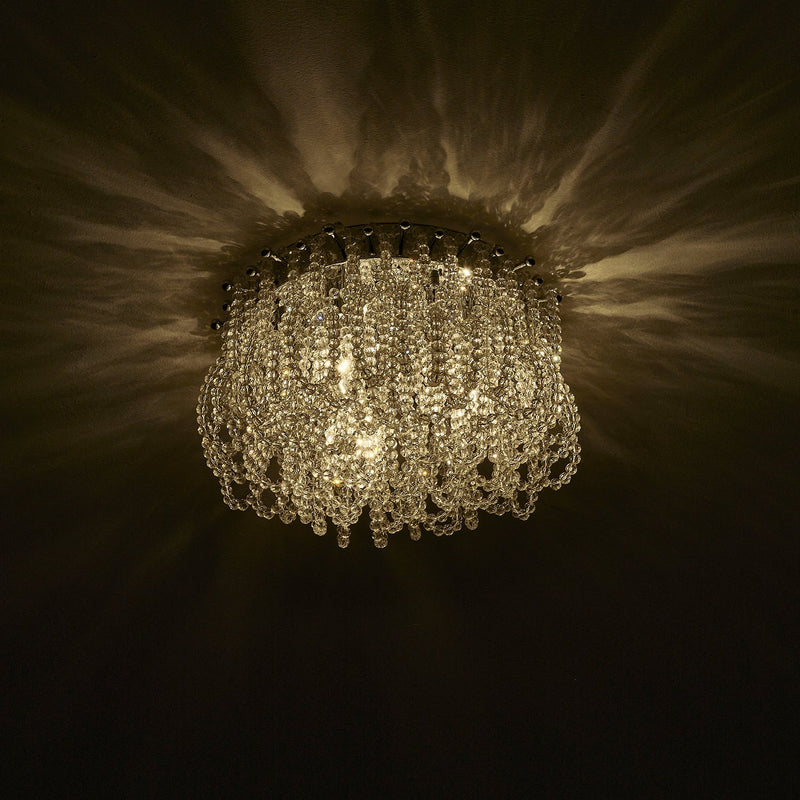 Loop 3-Light Flush Mount in Polished Chrome