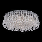 Loop 9-Light Flush Mount in Polished Chrome