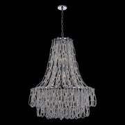 Loop 21-Light Chandelier in Polished Chrome