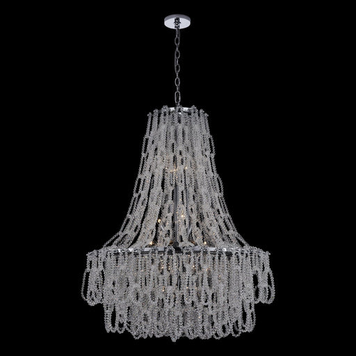 Loop 21-Light Chandelier in Polished Chrome