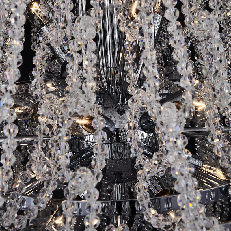 Loop 21-Light Chandelier in Polished Chrome
