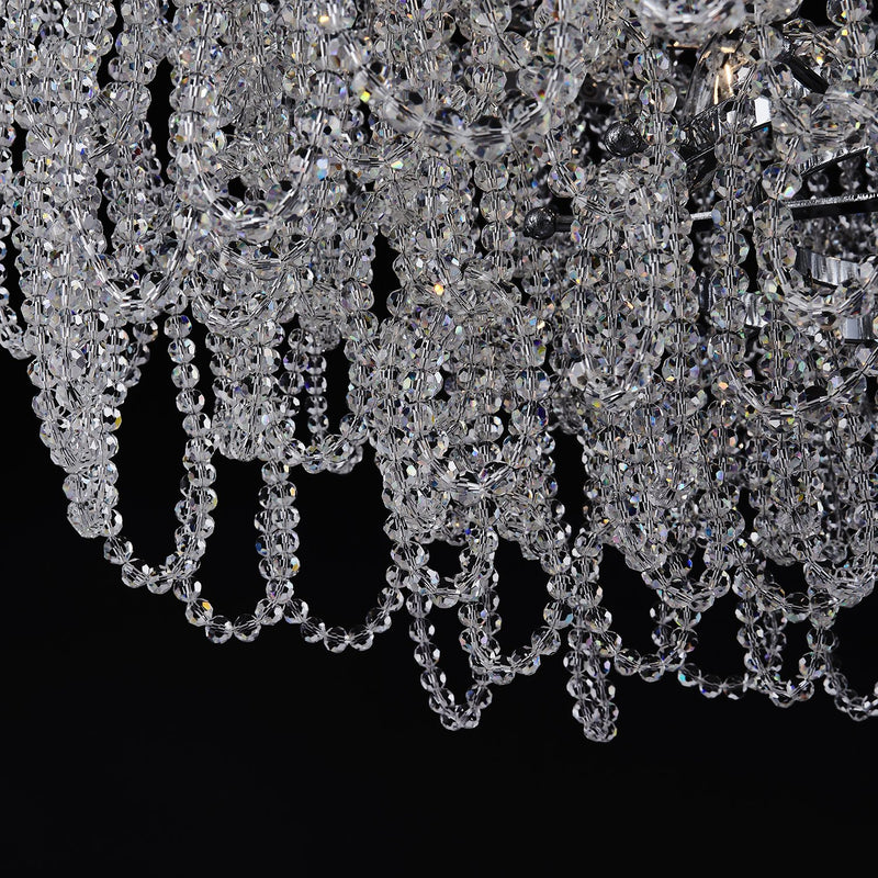 Loop 21-Light Chandelier in Polished Chrome
