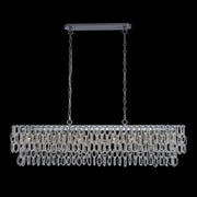 Loop 9-Light Linear Pendant in Polished Chrome