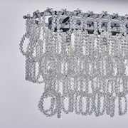 Loop 9-Light Linear Pendant in Polished Chrome