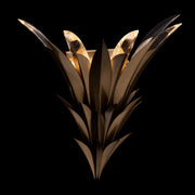 Roche 3-Light LED Wall Sconce in Winter Brass
