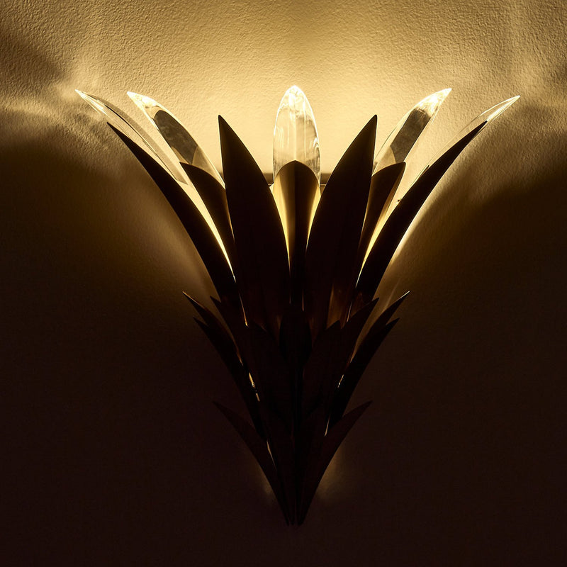 Roche 3-Light LED Wall Sconce in Winter Brass