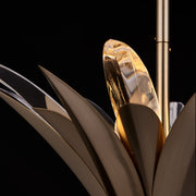 Roche 3-Light LED Pendant in Winter Brass