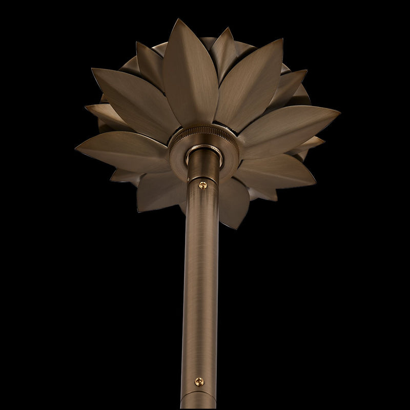 Roche 9-Light LED Chandelier in Winter Brass