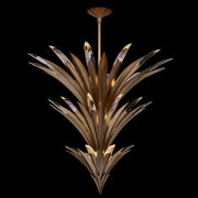 Roche 15-Light LED Chandelier in Winter Brass