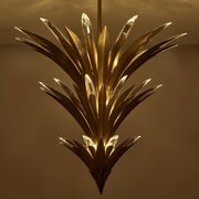 Roche 15-Light LED Chandelier in Winter Brass